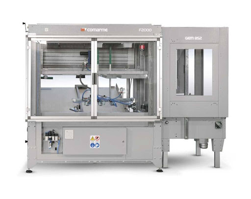 Mașină automată de desfășurare și formare cutii de carton F2000+GEM B52 de la Comarme  S.R.L.- Italia